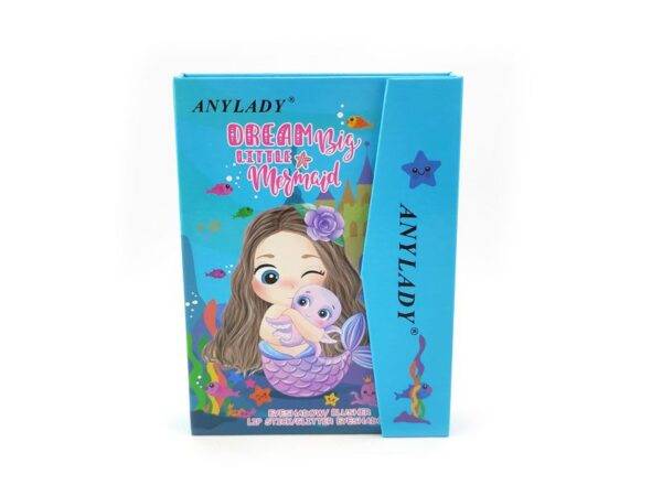 خرید و قیمت پالت چند کاره آرایشی mermaid انی لیدی دارای 20 رنگ سایه چشم و دو رنگ رژگونه و 4 رنگ رژلب و دو رنگ سایه چشم شاین می باشد.