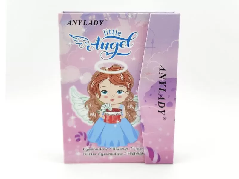 خرید و قیمت پالت آرایشی انی لیدی little angel یا پالت چند کاره آرایشی انی لیدی ANYLADY Little Angel سایز بسیار کوچکی دارد و به راحتی قابل حمل می باشد.