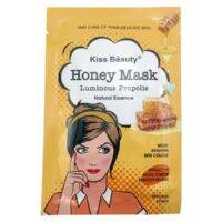 خرید و قیمت ماسک صورت عسل کیس بیوتی Honey Kiss Beauty یک ماسک ورقه ای بسیار با کیفیت برای جوان سازی و لطافت پوست است.